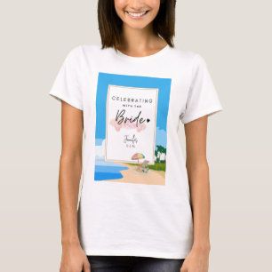 Beach Bachelorette Hens Party customised  T-Shirt