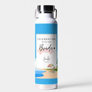 Beach Bachelorette   Hens Party customised  Water Bottle