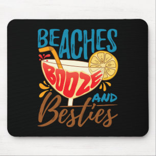 Beach Bachelorette Island Party - Beaches Booze An Mouse Pad