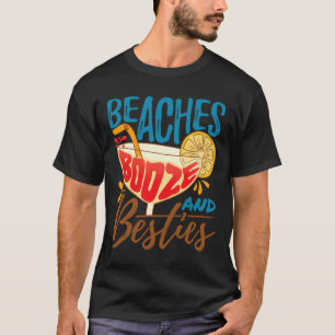 Beach Bachelorette Island Party - Beaches Booze An T-Shirt