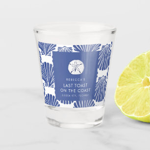 Beach Bachelorette Last Toast on the Coast Shot Glass