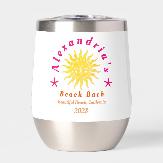 Beach Bachelorette Party Boho Sun (Front)