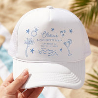 Beach Bachelorette Party Coastal Tropical Girls