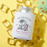 Beach Bachelorette Party Custom Bridesmaid Gift Can Cooler<br><div class="desc">Make a splash at your upcoming bachelorette party with this stunning beach bachelorette party personalised merchandise. Whether you're celebrating a bach trip, a girls' vacation, or a best friends' holiday, this custom beach bachelorette party merchandise is the perfect addition to your unforgettable getaway. Add a personal touch to your bachelorette...</div>