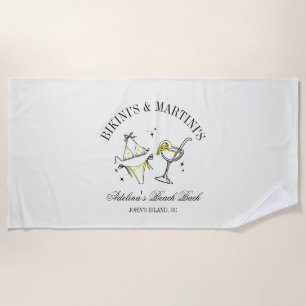 Beach Bachelorette Party Favour Social Club Towel