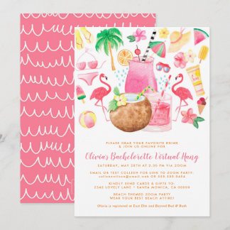Beach Bachelorette Party Invitation