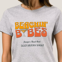 Beach Bachelorette Party Retro Beachin Babes