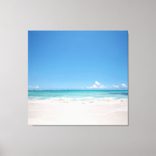 Beach Backgroud Canvas Print