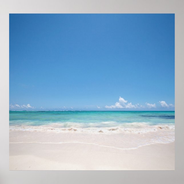 Beach Backgroud Poster (Front)