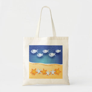 Beach background, bag