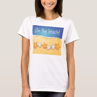 Beach background, shirt
