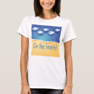 Beach background, shirt
