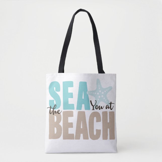 Beach Bag - See You At The Beach - Starfish - Tote (Front)