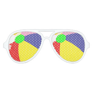 Beach Ball Aviator Sunglasses