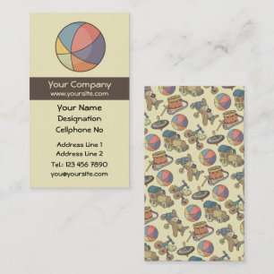 Beach Ball Business Card