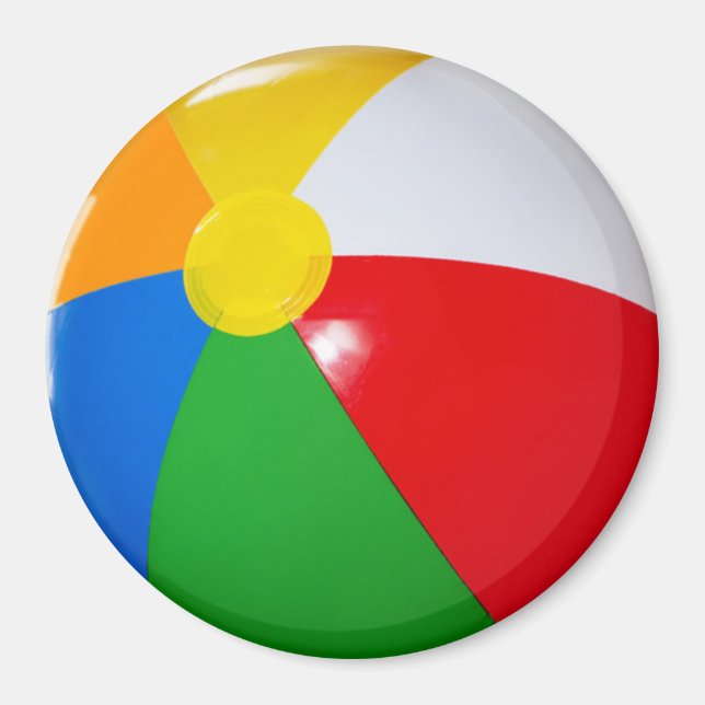 Beach Ball Fridge Door Marker Magnet (Front)