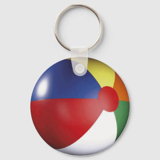 beach ball key ring
