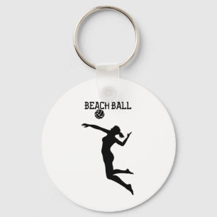 Beach Ball Key Ring