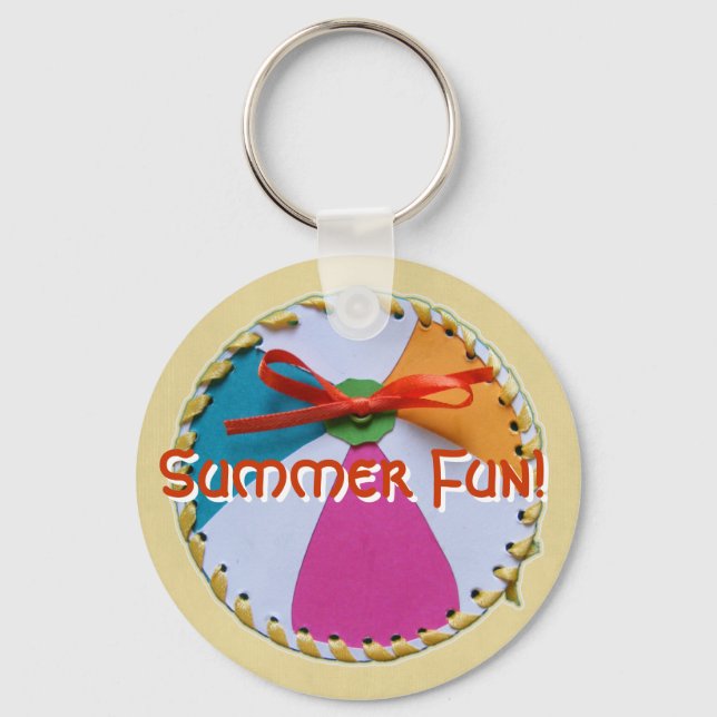 Beach Ball Keychain (Front)