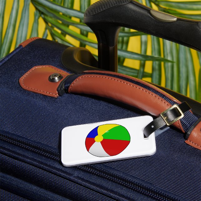 Beach Ball Luggage Tags (Creator Uploaded)