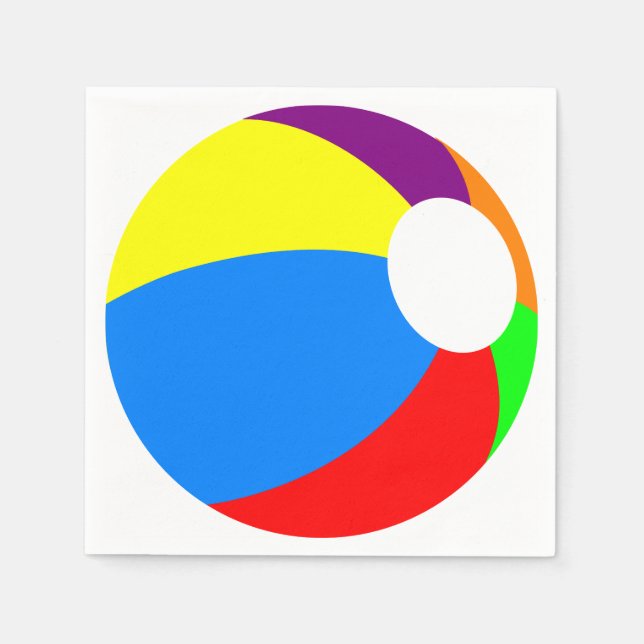 Beach Ball Napkin (Front)