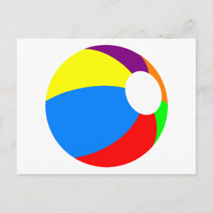 Beach Ball Postcard