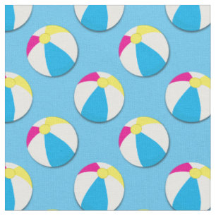 Beach Balls Cute Summer Pool Fabric