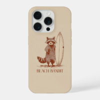 Beach Bandit Racoon Surfer – Funny Vintage