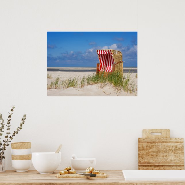 beach basket 337 poster (Kitchen)