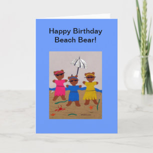 Beach Bears Card