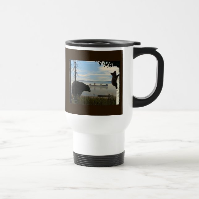 Beach Bears Travel Mug (Right)