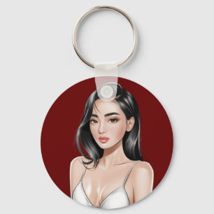 Beach Beauty Keychain