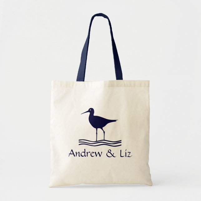 Beach Bird Tote Bag (Front)