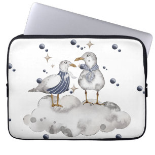 Beach Birds Laptop Sleeve