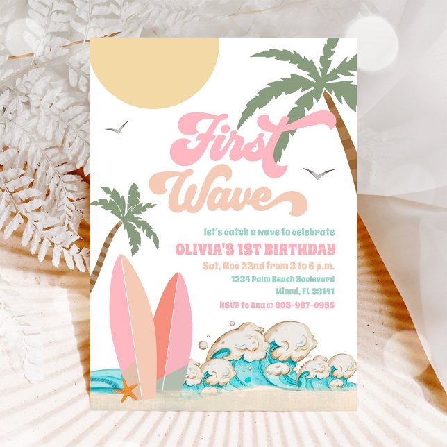 Beach Birthday Party Invitation (Creator Uploaded)