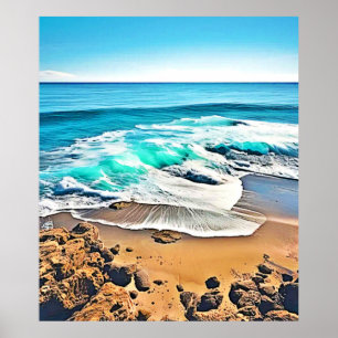 Beach Bliss: Ocean View Poster