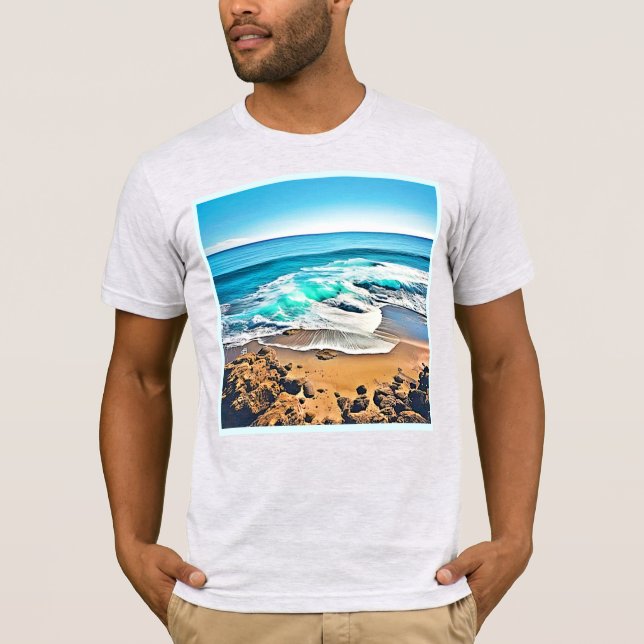 Beach Bliss: Ocean View T-Shirt (Front)