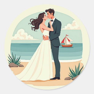 Beach Bliss Romance Sticker