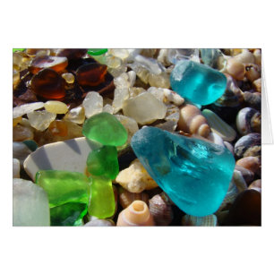 Beach Blue Green Sea Glass Agate Rocks Shells
