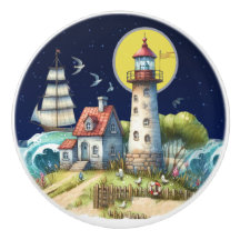 Beach Blvd. Beach  Ceramic Knobs