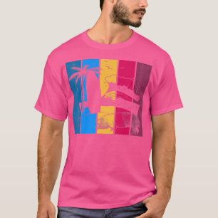 Beach Board Funny Beach Pig Surfing Premium 209 T-Shirt