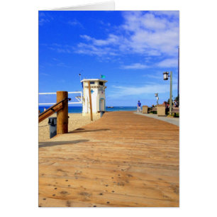 Beach Boardwalk Card