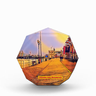 Beach Boardwalk Pop Art Photo Block