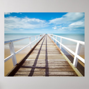 Beach Boardwalk Poster