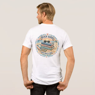 Beach Books Summer Reading Design Tri-Blend Shirt
