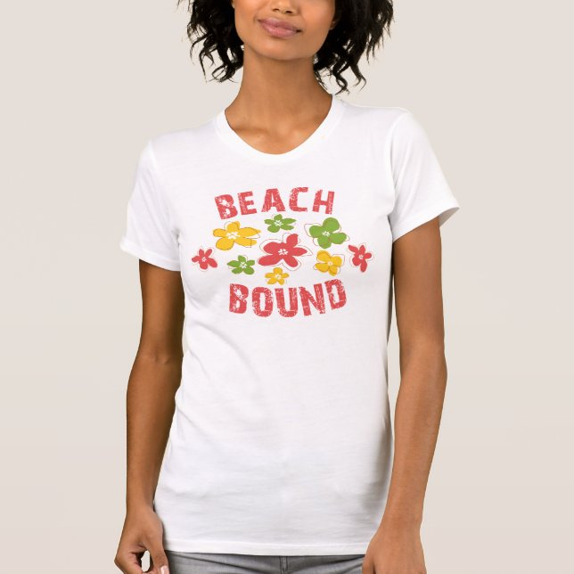 Beach Bound Floral t-shirt (Front)