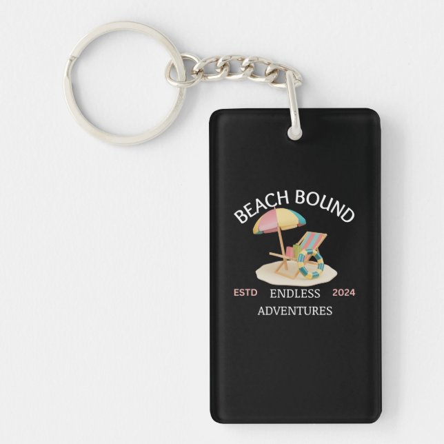 Beach Bound Key Ring (Front)