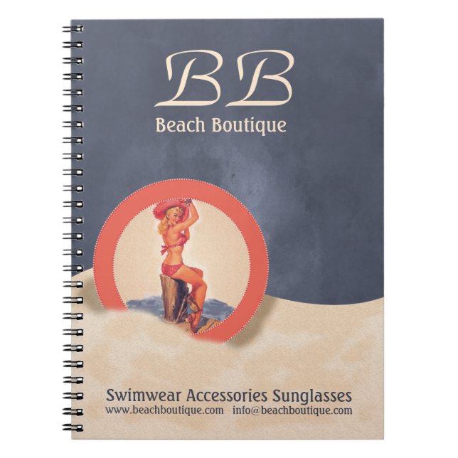 Beach Boutique - Notebook (Front)