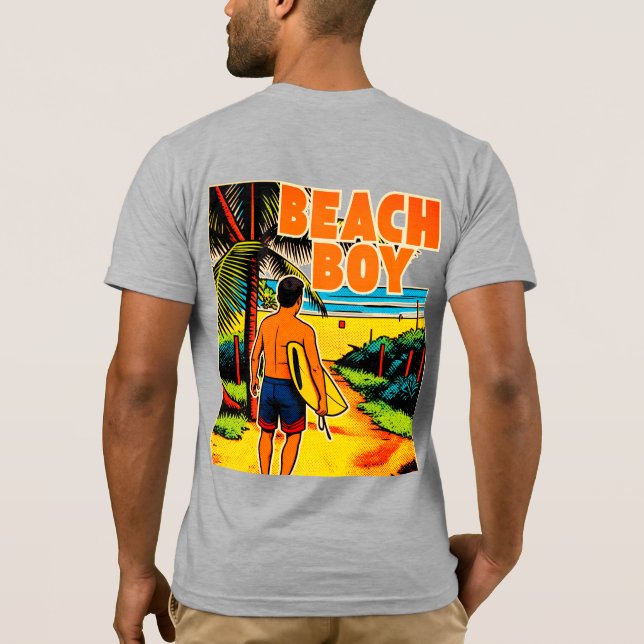 Beach Boy Graphic T-Shirt  (Back)