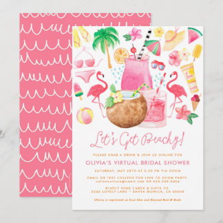 Beach Bridal Shower Invitation